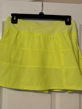 Lululemon Athletic Skort in Yellow